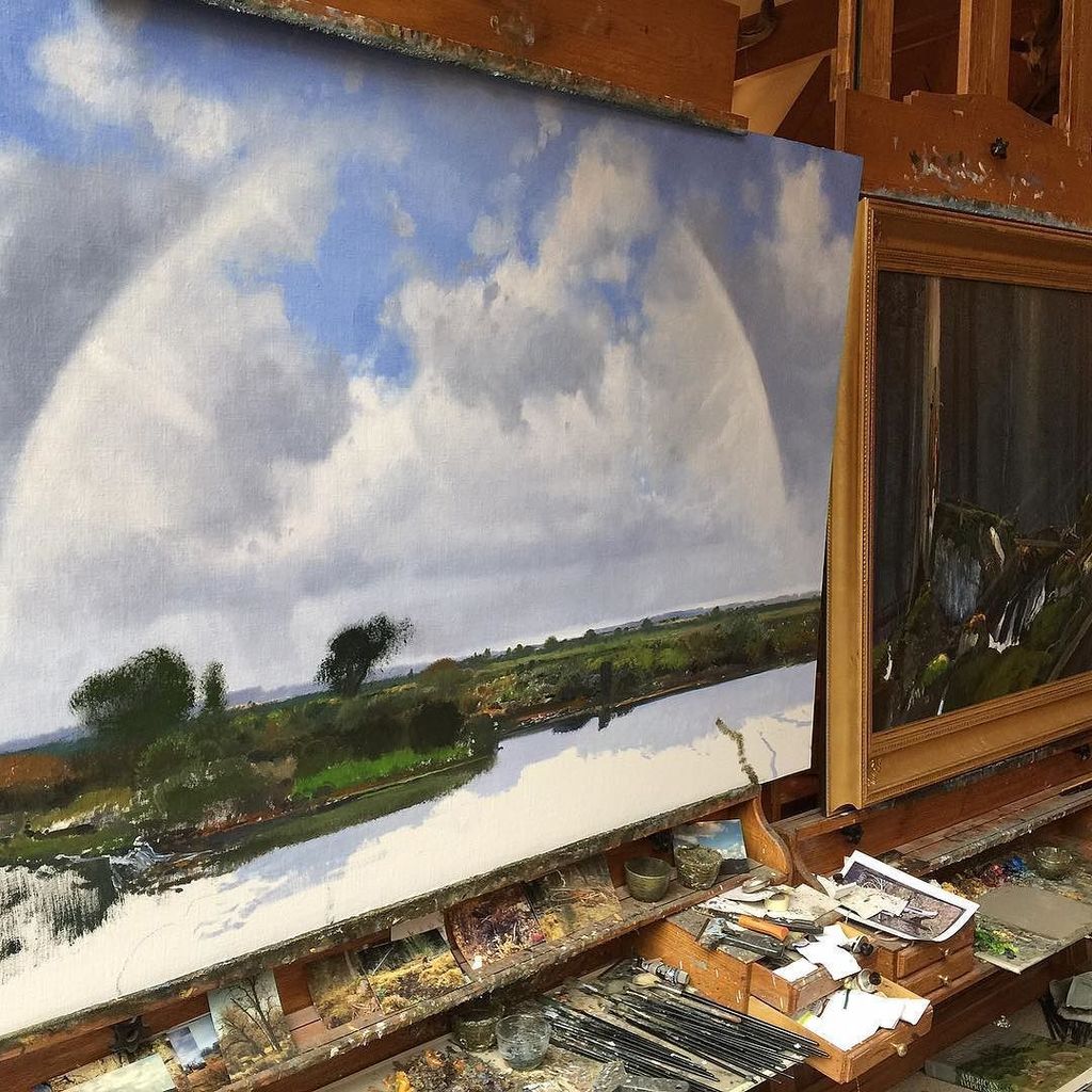 ColemanArtwork's tweet photo. On Michael's easels today #colemanart #colemanstudios #landscape #michaelcolemanart https://t.co/6qsLWFVMLb https://t.co/Re3tXEICED