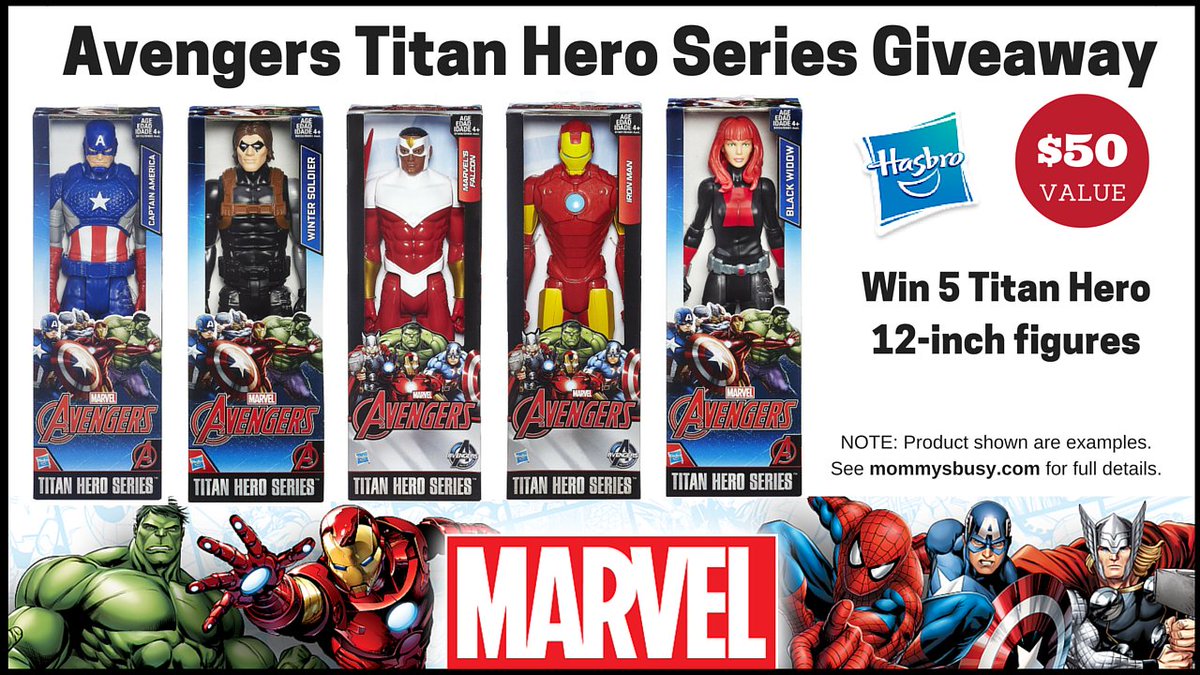 Mommys_Busy's tweet photo. The Avengers Titan Hero Series Action Figure Giveaway https://t.co/exQJocMQy3 #AFWD2016 #Cap #IronMan #Falcon https://t.co/dnFsdrc3cV