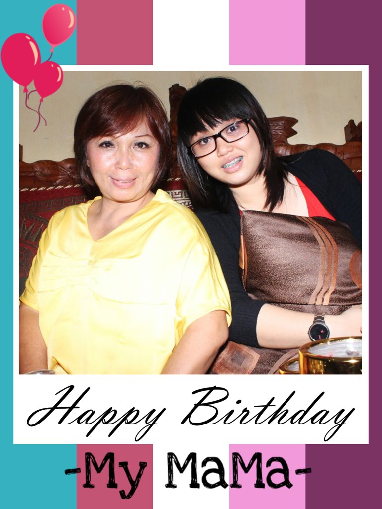 ririe_regina's tweet photo. Today, My mama bday. I can't hug and kiss her directly, but my prayer always for her happiness. https://t.co/imI9yaGmAu