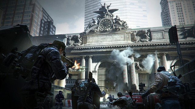 PlayStation's tweet photo. Our Q&amp;A with @Ubisoft about The Division explores the creation of an infected NYC: https://t.co/HCx5C39kX6 https://t.co/P07RAqQtKl