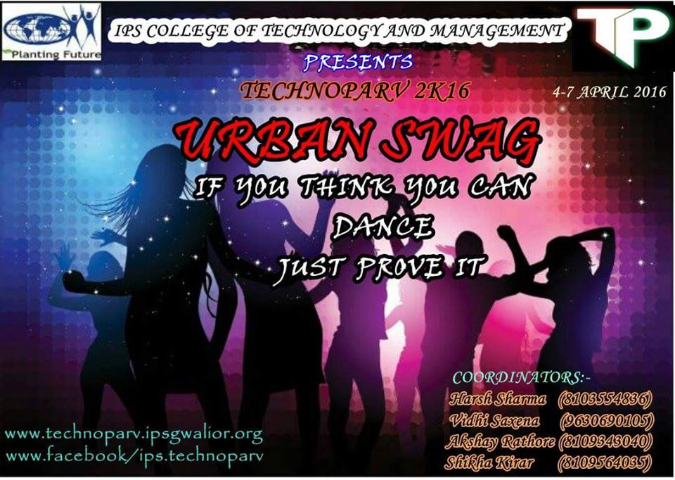 technoparv16's tweet photo. #Technoparv_2K16 presents a contest "URBAN SWAG". 
 A dance competition..!
 #REGISTRATION_OPEN https://t.co/3vUoQL3amE