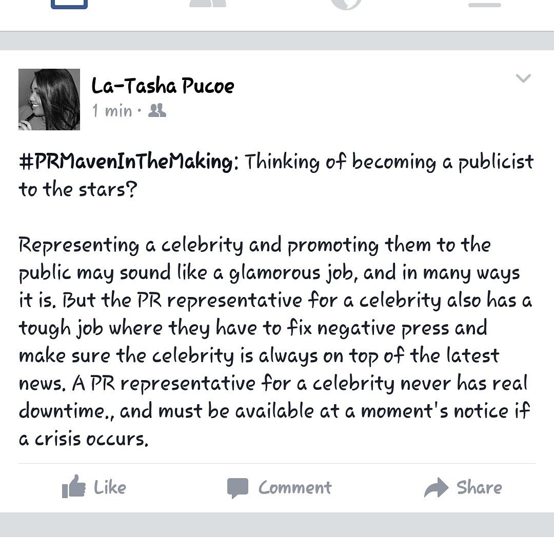 LaTashaPucoe's tweet photo. #PRMavenInTheMaking https://t.co/nvXNb5fJ5v