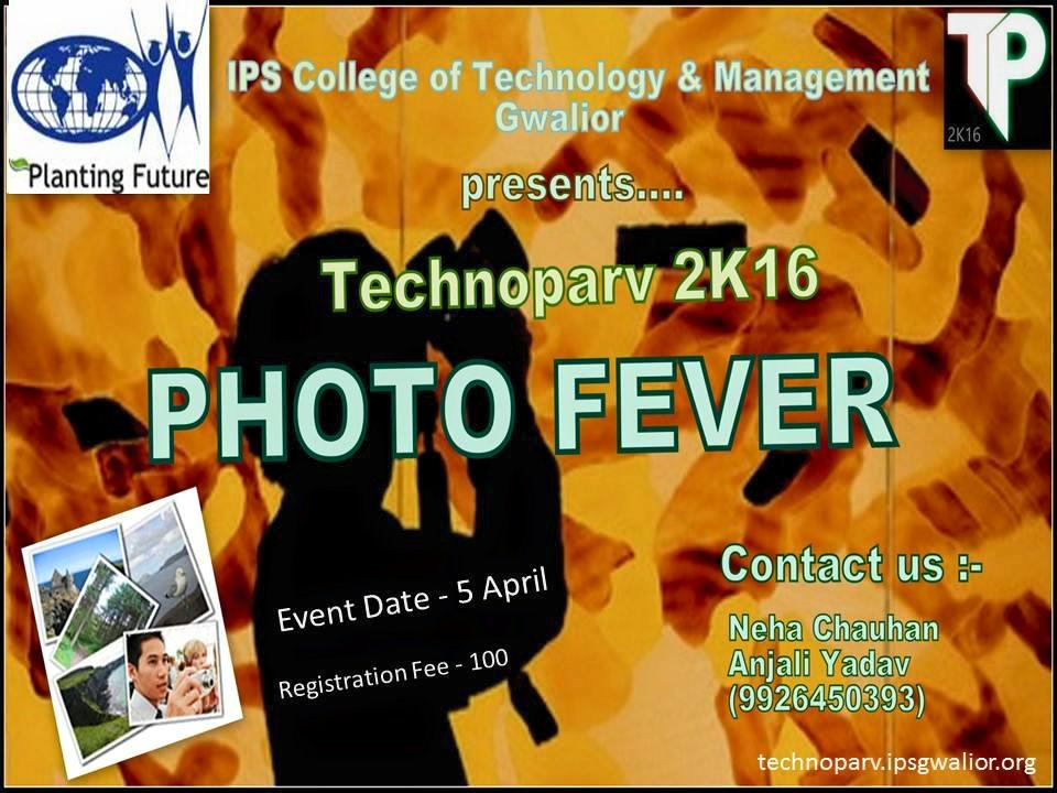 technoparv16's tweet photo. #Technoparv_2K16 presents a contest "Photo Fever". 
 A creative competition
 Registration is already started. https://t.co/Za4eiGRHWr