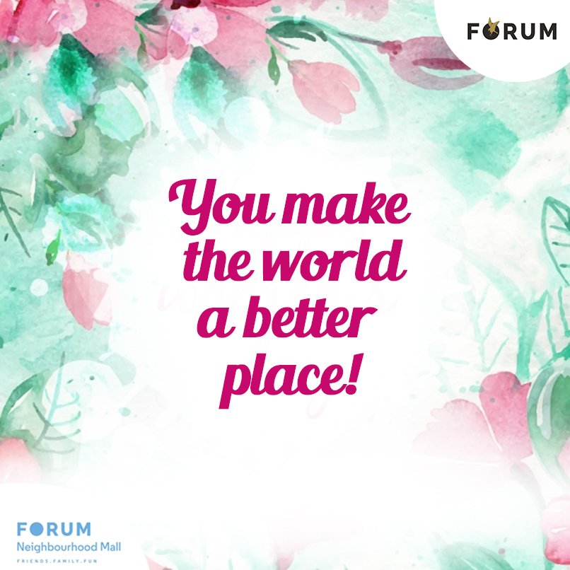 ForumWhitefield's tweet photo. @ForumWhitefield wishes you a #Happy #InternationalWomensDay! 
#Women #Love #Celebrate #Bangalore #India https://t.co/yIiXqZpyoZ