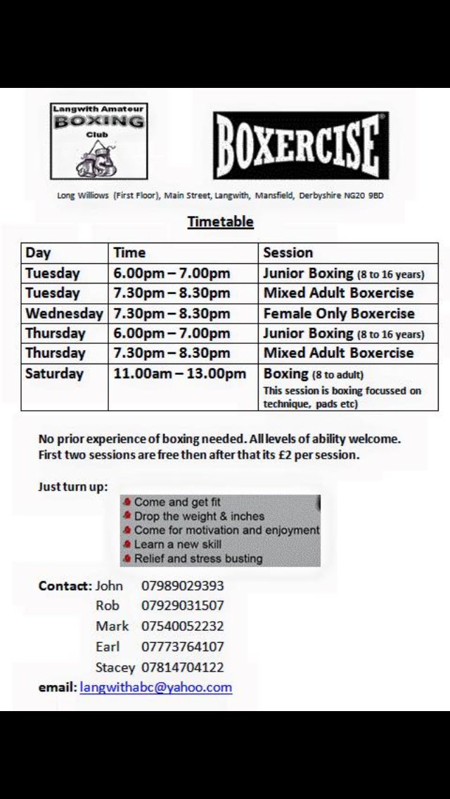 LangwithABC's tweet image. This weeks sessions list! #GetInvolved @activederbys @DerbysSport @ChadSport @HerringK9 @langwithbob @EarlreevesA