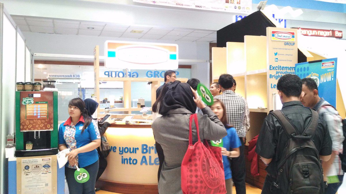 Grab your career, before graduation! #JF(BinusUniversity) # IndomaretGroup