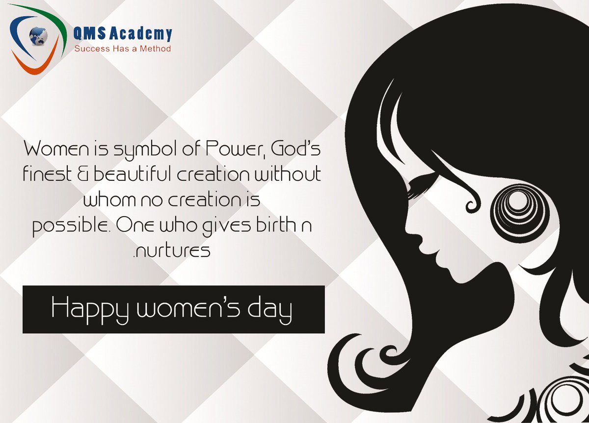 QmsAcademy's tweet photo. #InternationalWomensDay https://t.co/Yj4lGHzegj
