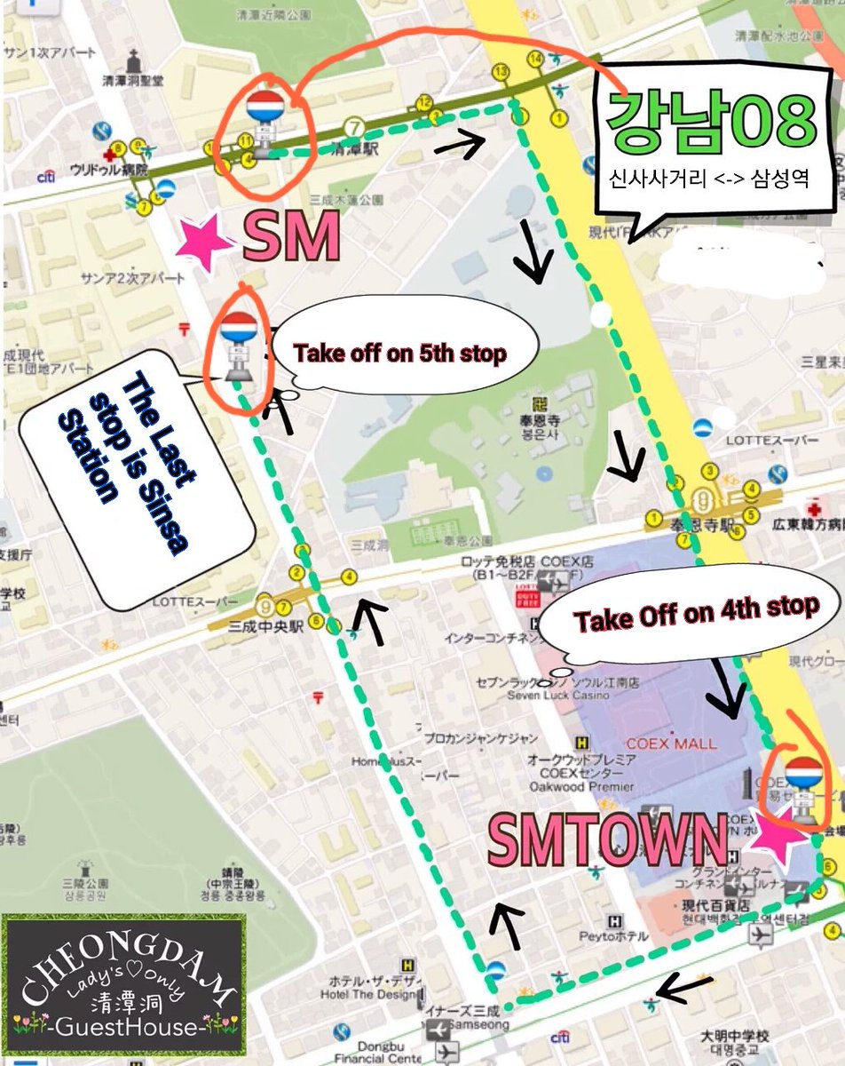 chongdamdong124's tweet photo. #Cheongdam #SM new office was opened~ if u want to visit all #SUM_Cafe #SUM_Market #SMTWON at once, read below ~ 💚 https://t.co/XP5UJ2DGug