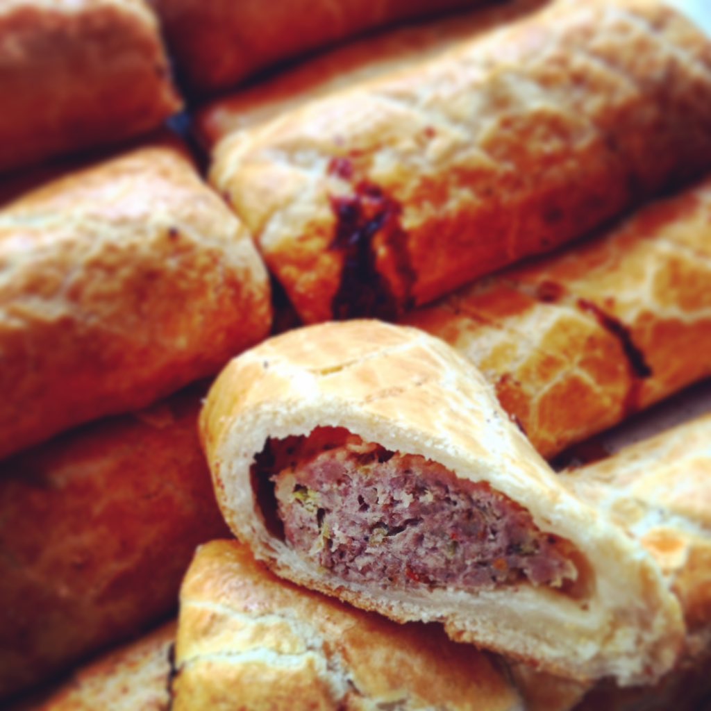 SNTKDEVON's tweet photo. Handmade apricot and Leek sausage rolls. #pork #puffpastry #food #foodie #lunchbox @SNTKDEVON @MandMJonesDeli https://t.co/7gCmnWmxg1