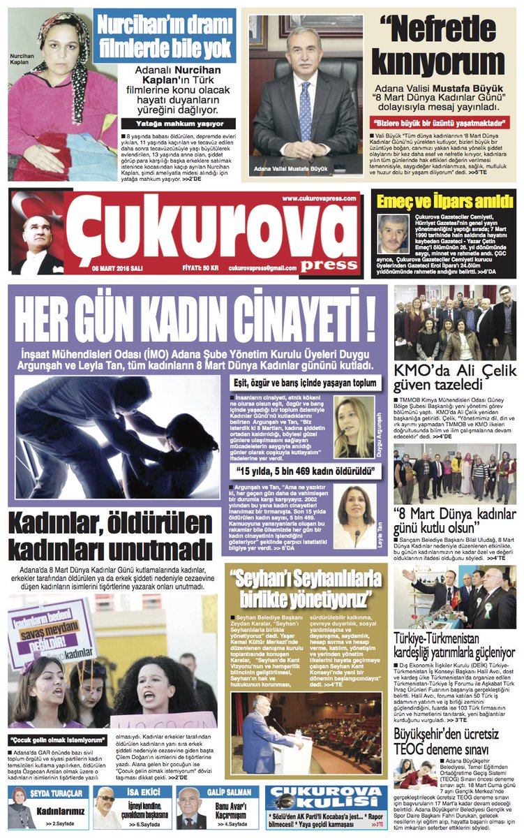 #Adana #Basın #dünyakadınlargünü #haber #gündem