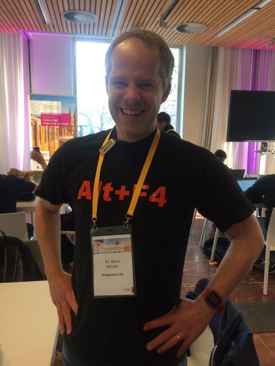 So cool that <a href="/BorisAdryan/">Dr. Boris Adryan</a> from <a href="/thingslearn/">thingslearn Ltd.</a> could join us #bcx16 <a href="/iotlondon/">London Internet of Things Meetup</a> represent! #iot