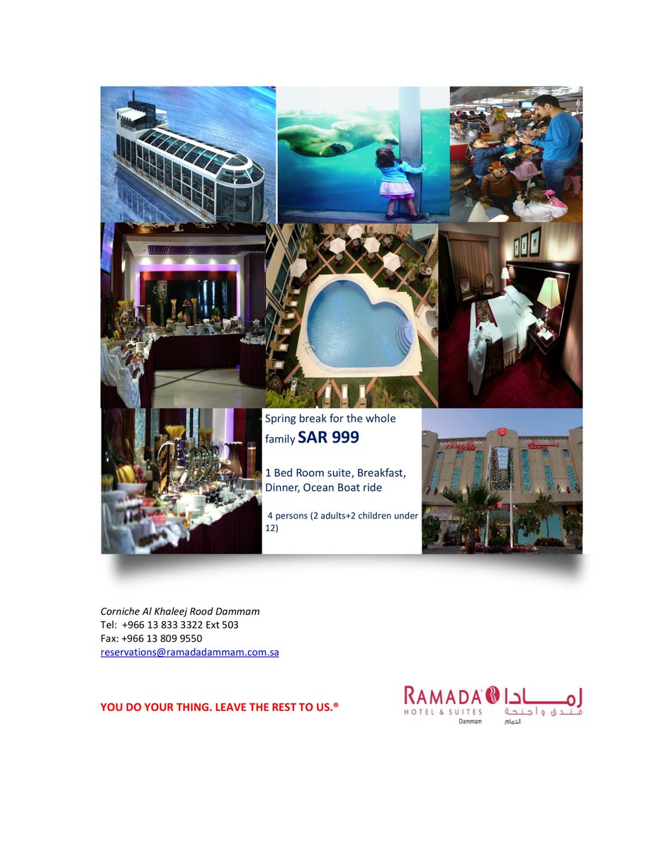 RamadaSuite's tweet photo. Spring Vacation With Ramada Hotel &amp; Suites Dammam https://t.co/37FyeZqECh