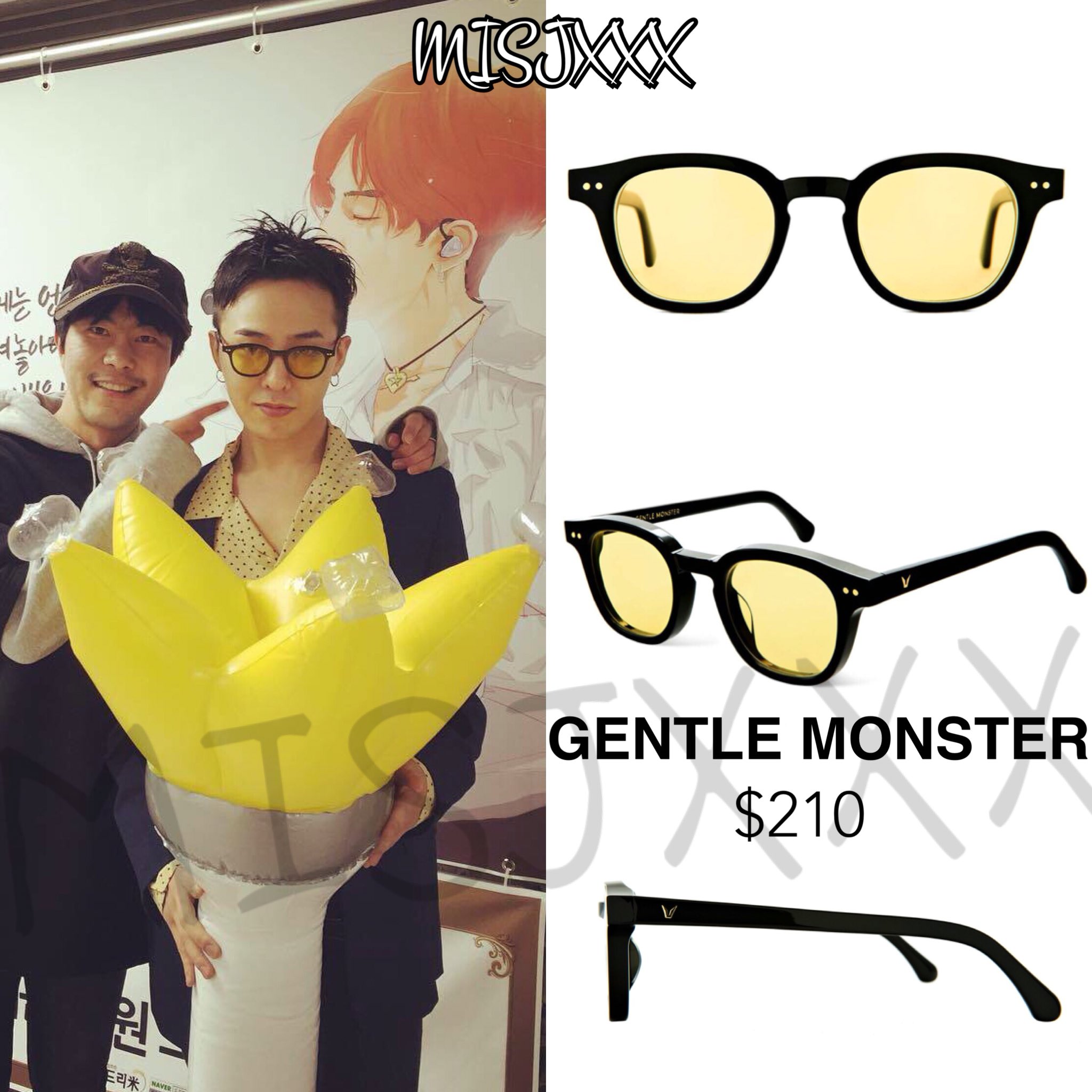 GENTLE MONSTER bowie yellow