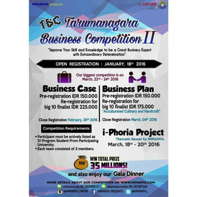 SP13RIT_CORP's tweet photo. Kalian punya ide bisnis cemerlang!! Udah ikut ajah bisnis kompetisi @IMMANTA_ 
https://t.co/IZR2zYz9IB https://t.co/KHzSgjFk3t
