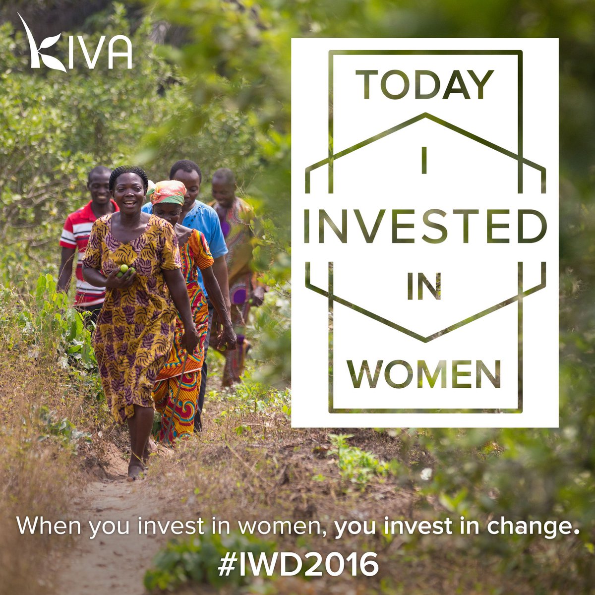 mokir's tweet image. Today I #investinher. Join me and make a matched loan to a woman for #IWD2016 at kiva.org/her