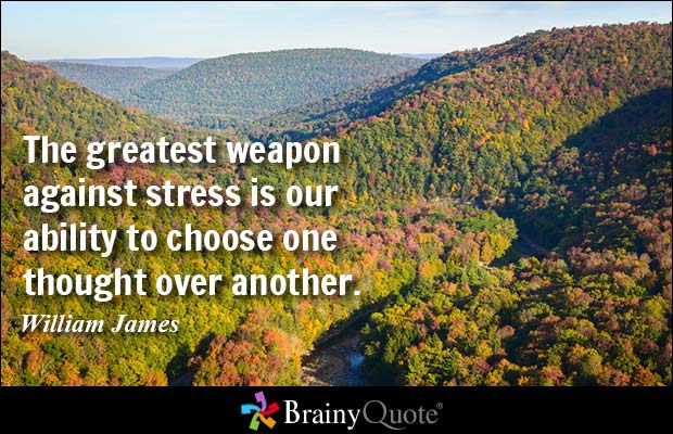 BrainyQuote's tweet photo. The greatest weapon against stress is our ability to choose one thought over another.
https://t.co/RDTiJSzRYb #QOTD https://t.co/2QcpFtq8g6