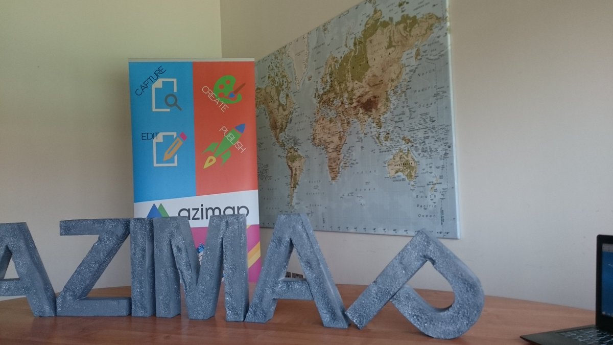 AzimapSoft's tweet photo. #SneakPeak behind the scenes today as we prepare press shots for the official launch of #Azimap #PR https://t.co/Z9cz7bW6Ny