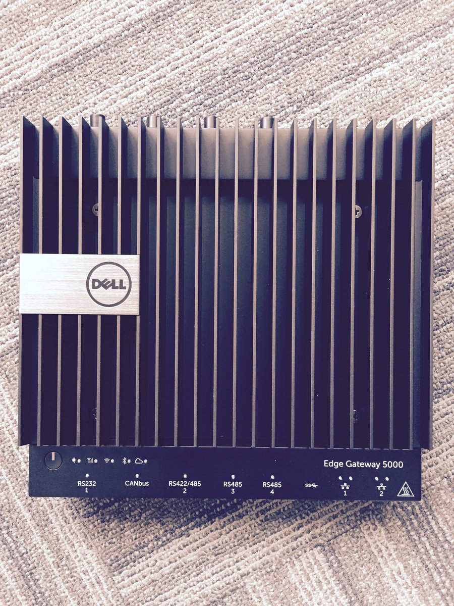 IMSEvolve's tweet photo. The @Dell Edge Gateway 5000 Device has landed at IMS HQ #IoT #edgegateway @DellOEM https://t.co/4brkTQZb5t