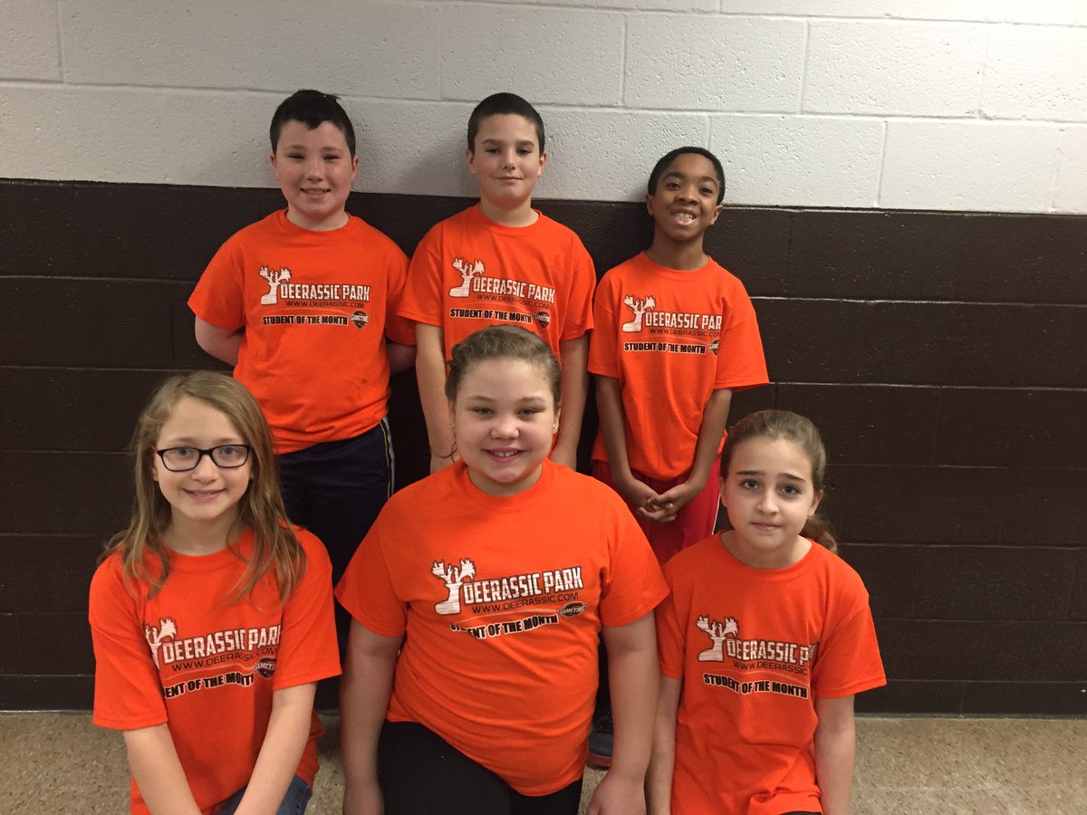 Thank you Deerassic Park for student of the month T-shirts. #BrookColts #GoColts <a href="/DeerassicPark/">Deerassic Park</a>