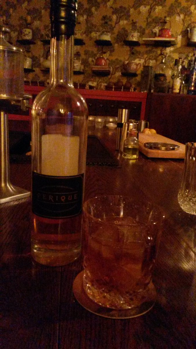 Delicious <a href="/JadeLiqueurs/">Jade Liqueurs</a> Perique Tobacco Liqueur Cocktail by the lovely Sophia soon going on the List <a href="/peonychinatown/">Peony Chinatown</a>