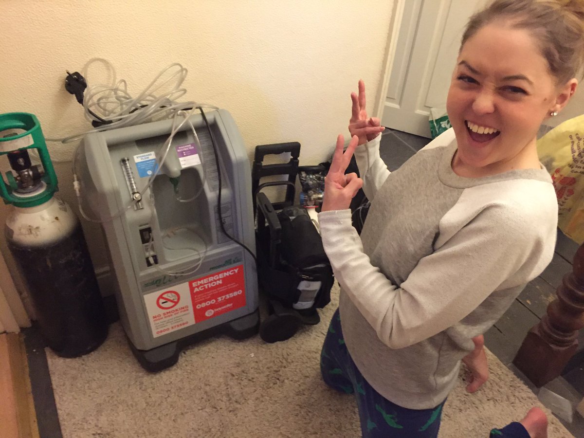 KToogie's tweet photo. The oxygen has finally gone! Woohoo. Freedom! #transplant #cysticfibrosis https://t.co/Uhkl4vqYlH