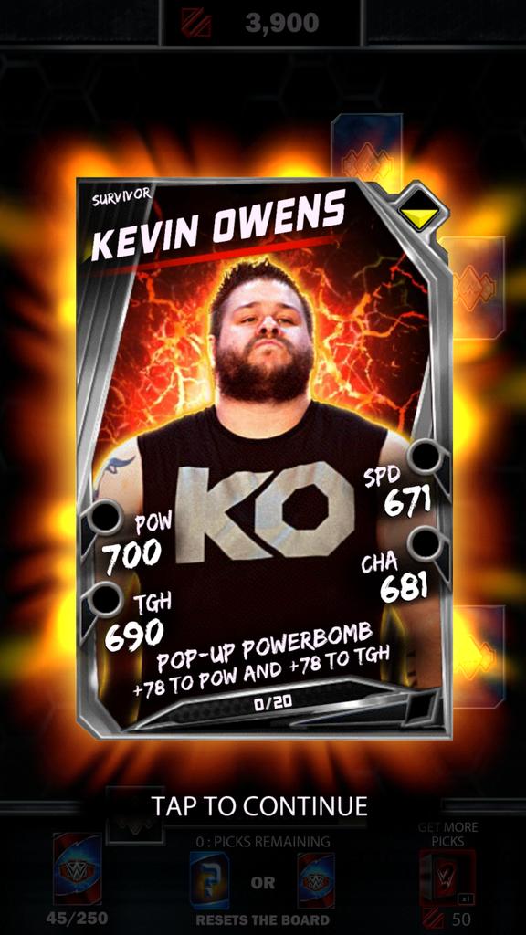 mrnunnsupercard's tweet photo. Just casually playing team rtg and pull this... incoming survivor pro!!! @WWESuperCard @MadanLmg https://t.co/VwvCmPfkJr
