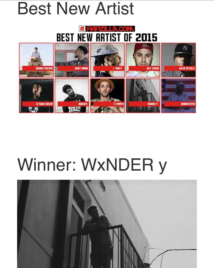 dr3amrsquad's tweet photo. Congrats to @wxnder_y For winning  #BestNewArtistof2015 let's keep it coming!!! #DR3AMR #wxndery https://t.co/WTGUlPOZoZ