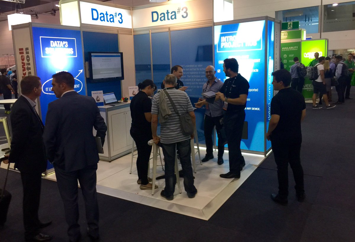 Our booth and Customer Success team looking sharp and getting plenty of attention for the week #clmel #projecthub