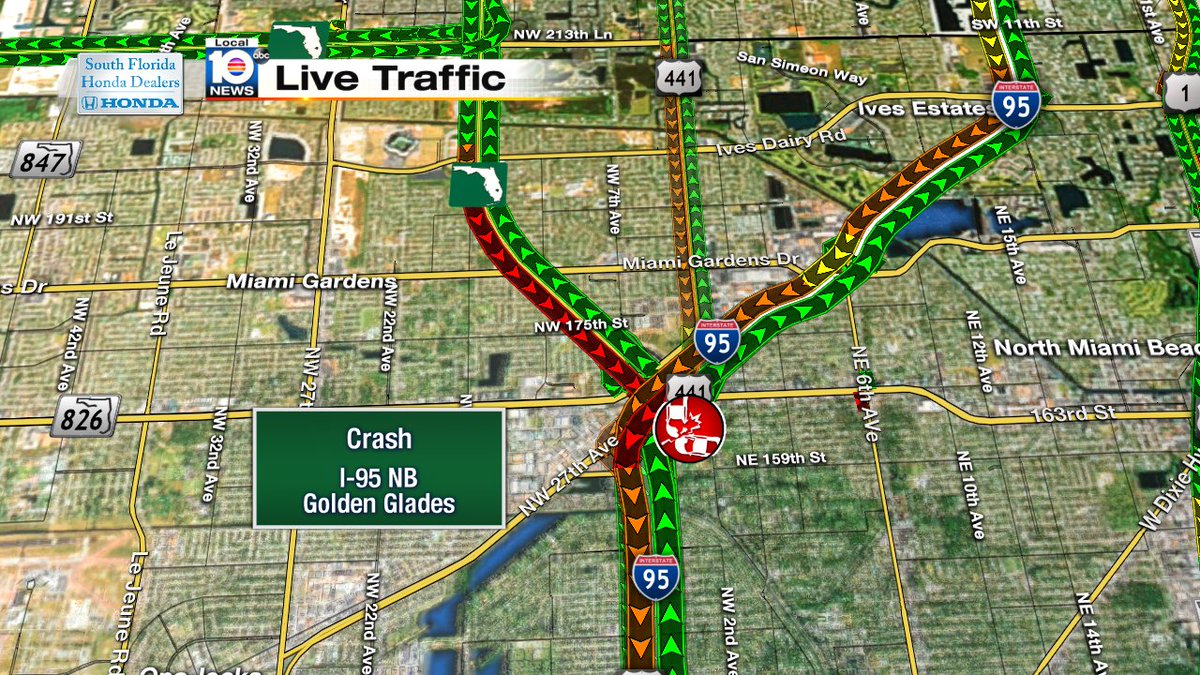 Crash on I-95 NB & the Golden Glades #TRAFFIC #MIAMI https://t.co/KYIAnrZ38o
