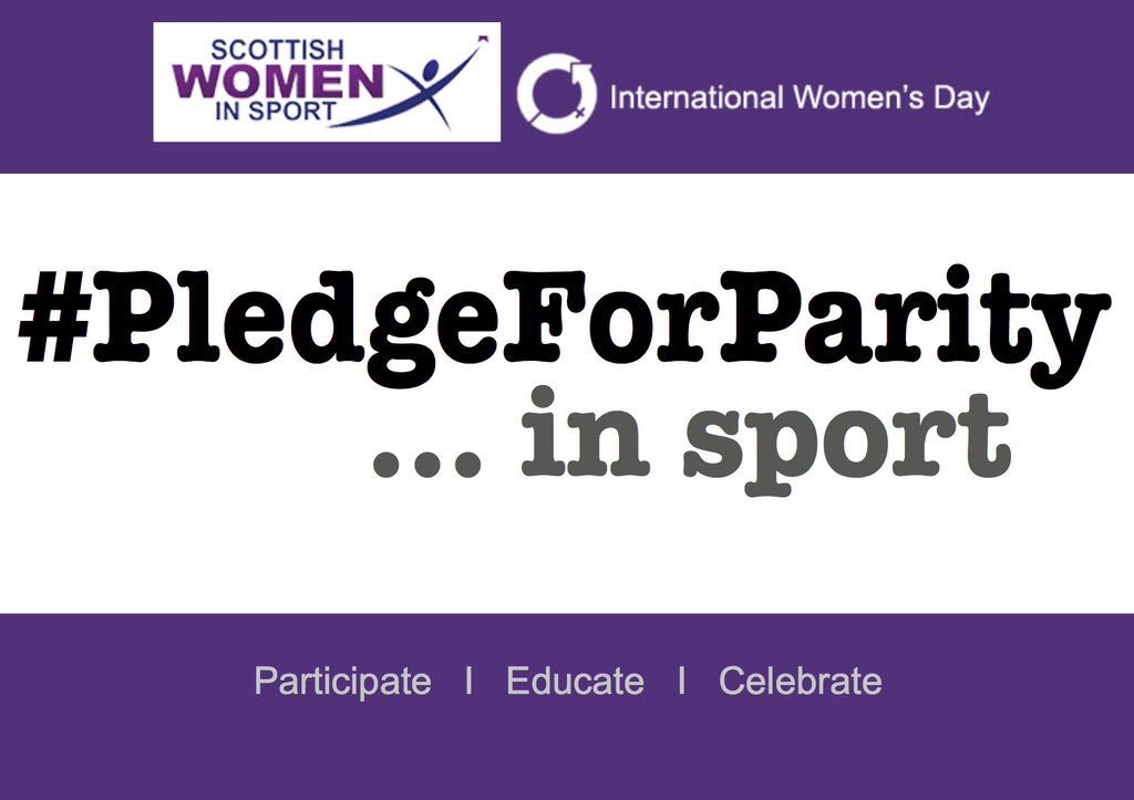 jacqui_stone's tweet photo. Its #InternationalWomensDay and I'm supporting @ScotWomenSport #PledgeForParity in sport. Are you? https://t.co/qeLnZmmfsu