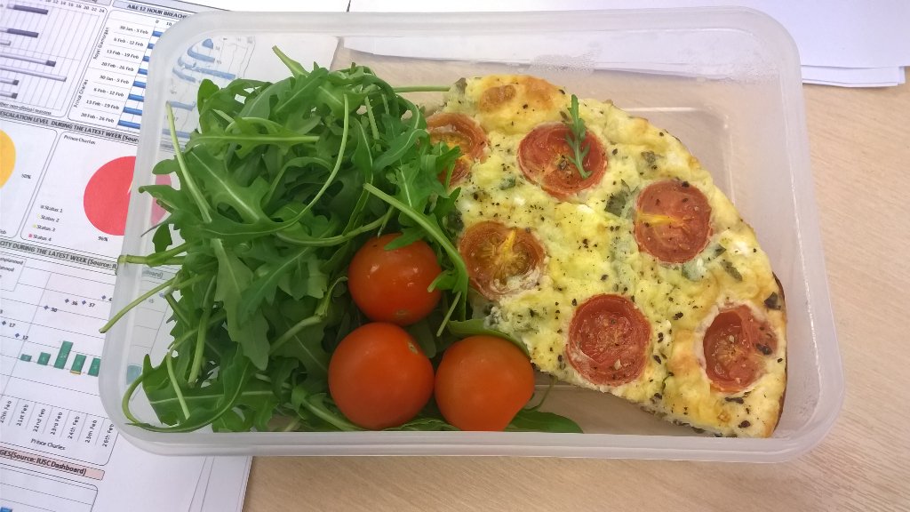 JazzaHagger's tweet photo. Umm bacon and mushroom crustless quiche. Thank you #slimmingworld ❤ https://t.co/TOADbAzZe6
