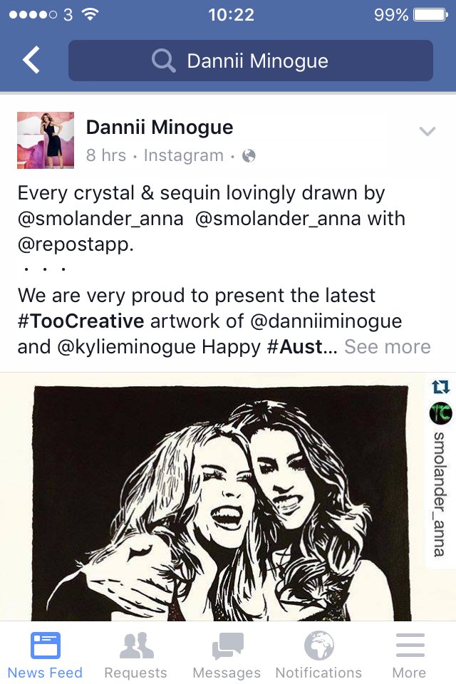 toocreativeart's tweet photo. @ShebaHaider This year #MinMania continues with @DanniiMinogue & @kylieminogue art https://t.co/FA0VtO5Phw