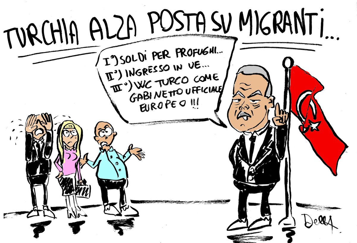 Della4President's tweet photo. #Erdogan #turchia #europa #migranti #turkey #soldi #ingressoue #EUTurkey #Bruxelles #tazze #negoziati #profughi https://t.co/kijs33p6xH