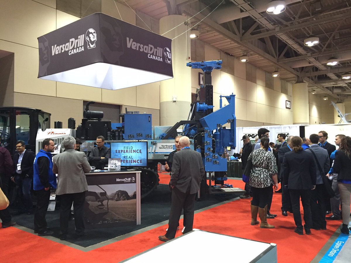 MarioRouillier's tweet photo. #PDAC2016 is not over yet! Come field #Versadrill experience today, booth 751. #mining @the_PDAC https://t.co/nEzReW1IoA