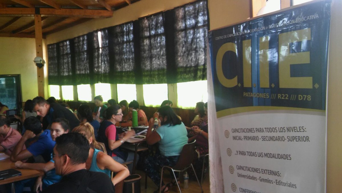 ciepatagones78's tweet photo. CIIE PATAGONES INFORMA:
¡Gran concurrencia a las Capacitaciones en Servicio Febrero 2016! https://t.co/QKJ4NO5JD7