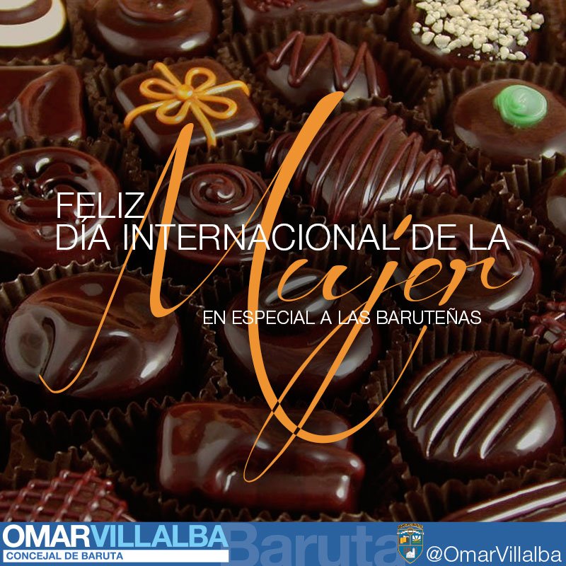 OmarVillalbaG's tweet photo. Si hay algo que celebrar es a la más maravillosa creación, la MUJER. Toda mi admiración y respeto #FelizDiaDeLaMujer https://t.co/ns23ryEl6t