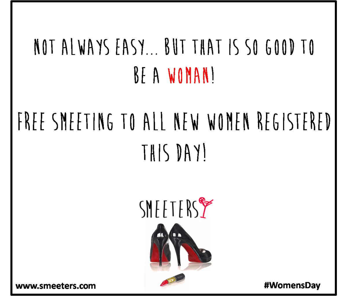 SmeetersUK's tweet photo. #WomensDay #InternationalWomensDay #meet #smeeters #Happiness https://t.co/iDO30vf55g