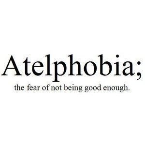 I think I have this… #Atelphobia #battlingbeasts #depression