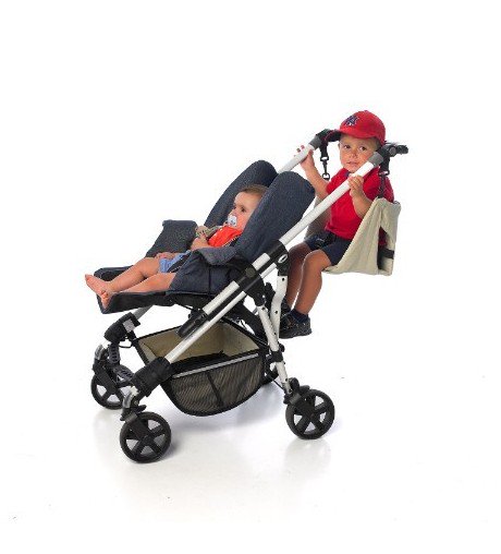 petittandem's tweet photo. Si vas a viajar con 2 bebés.Asiento extra #BBSIT para llevar 2 niños en un sólo cochecito https://t.co/3jjeYIh5KC https://t.co/TL48syM9Mz
