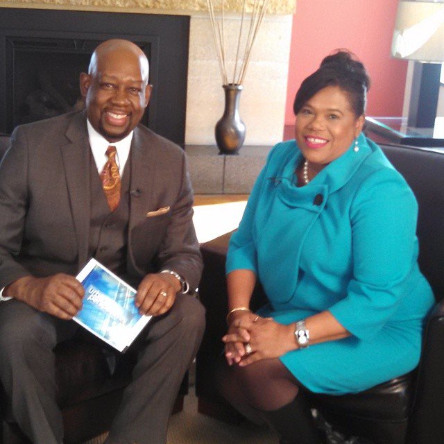 PRHODESJR's tweet photo. Interviewing Beverly Doty US Virgin Islands Commissioner of Tourism for Urban Perspectives.See it Sunday 3/13 WCCOTV https://t.co/tkbbFAQiQP