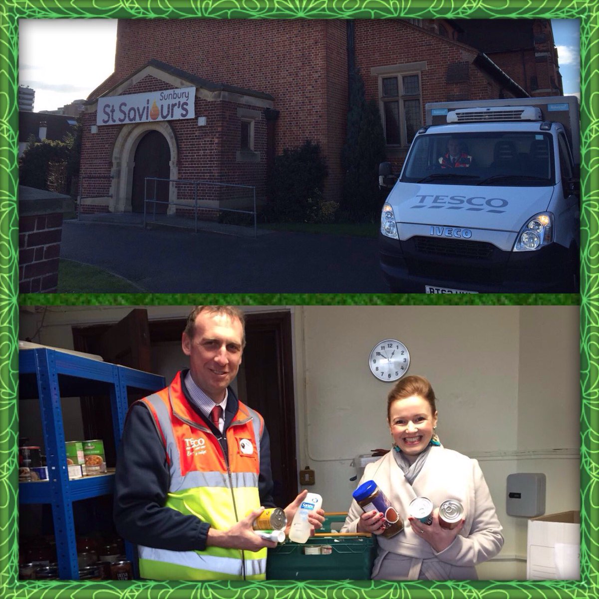 Fantastic job &amp; thanks for delivering food donations to St Saviours church in Sunbury, <a href="/ems_emm/">Emma Fraser</a> <a href="/coxe_charmaine/">Charmaine</a> 👍👍👍