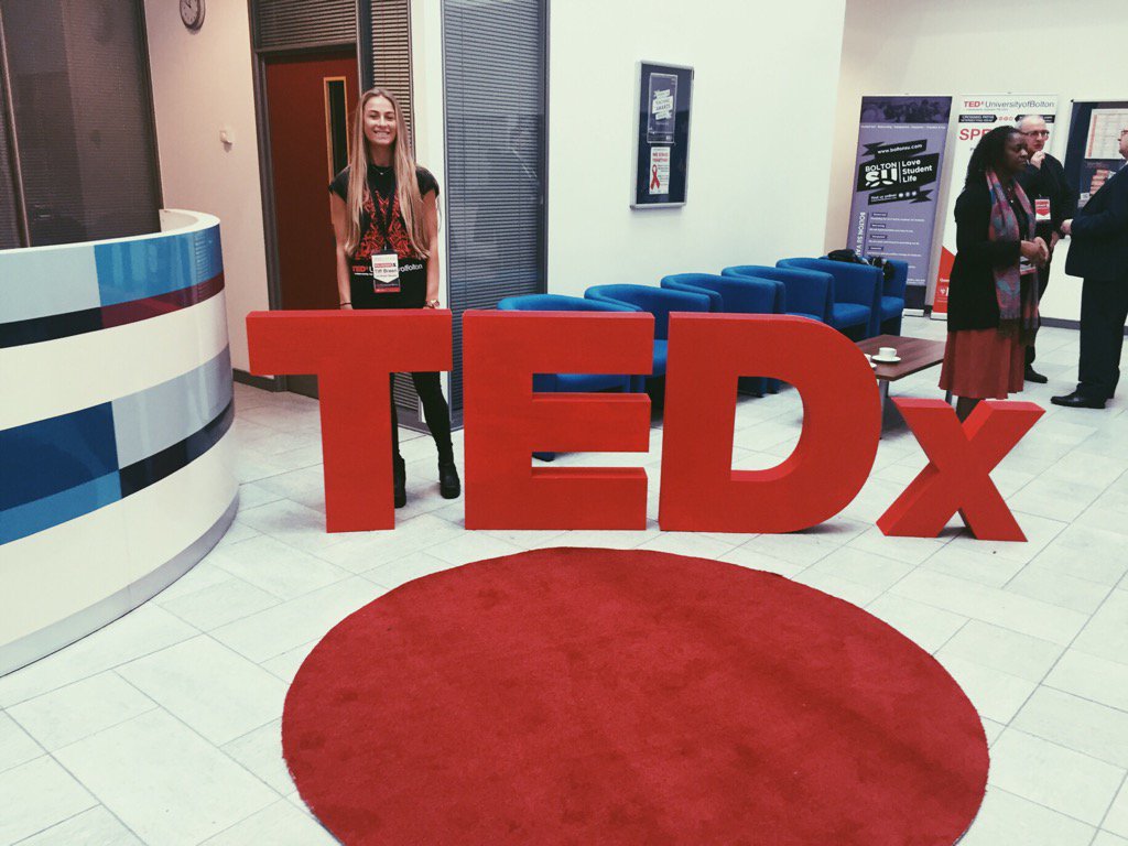 Tiff_Breen's tweet photo. Not long to go ❌#tedxuniveristyofbolton #tedxtuesday https://t.co/50GH5Rk5kg