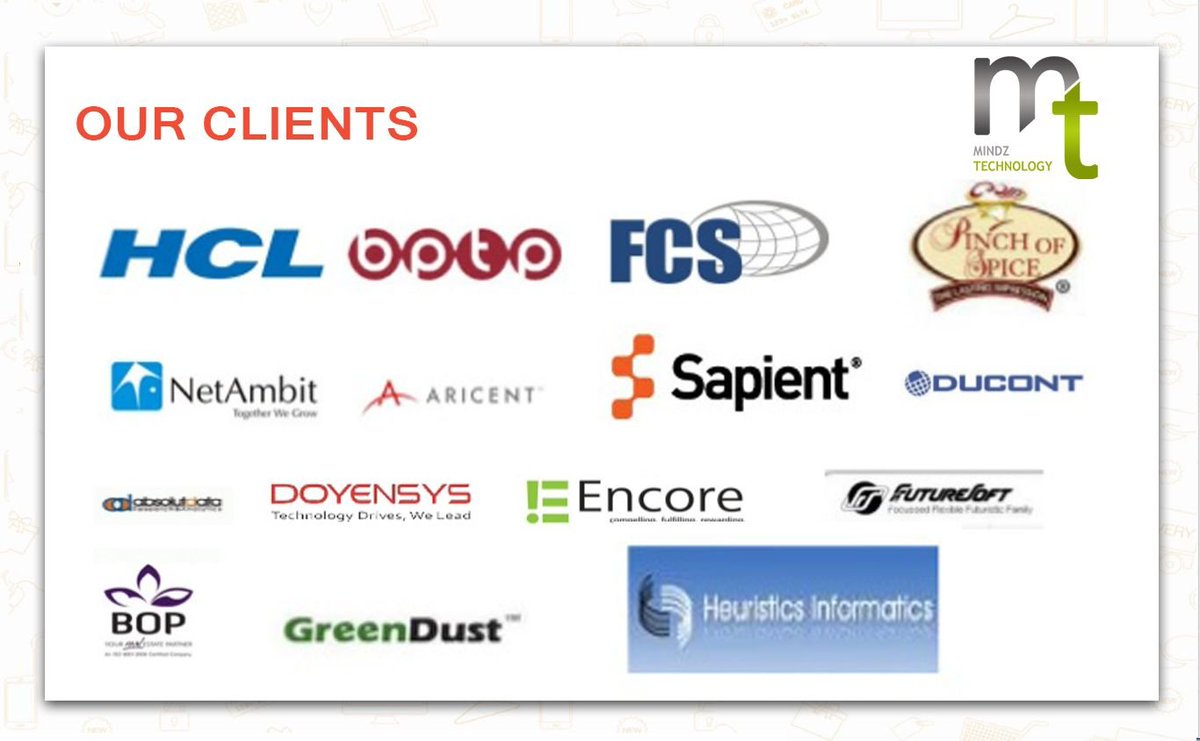 mindztech2010's tweet photo. Every Client You Need Is One Less Than You Need To Find!
#HappyClients #MindzTechnology #SoftwareSolutions https://t.co/e6zGZDULXx
