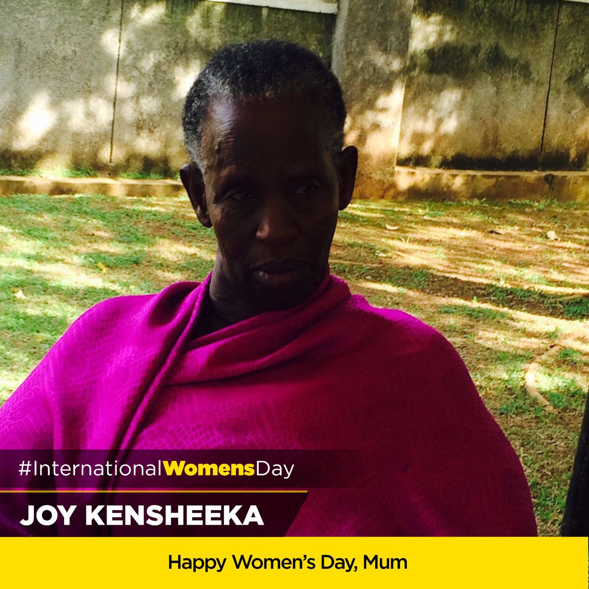 TheChristTrophy's tweet photo. Happy Women's Day Mum. My debt to you is beyond measure. #IWD2016 #InternationalWomensDay @Atwine_Diana @kabibi791 https://t.co/WCnHinTrJN