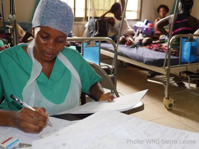 WHO's tweet photo. #InternationalWomensDay!
Worldwide as nurses, midwives, doctors, women are at the front line of health care #IWD2016 https://t.co/nyk71zjIVM
