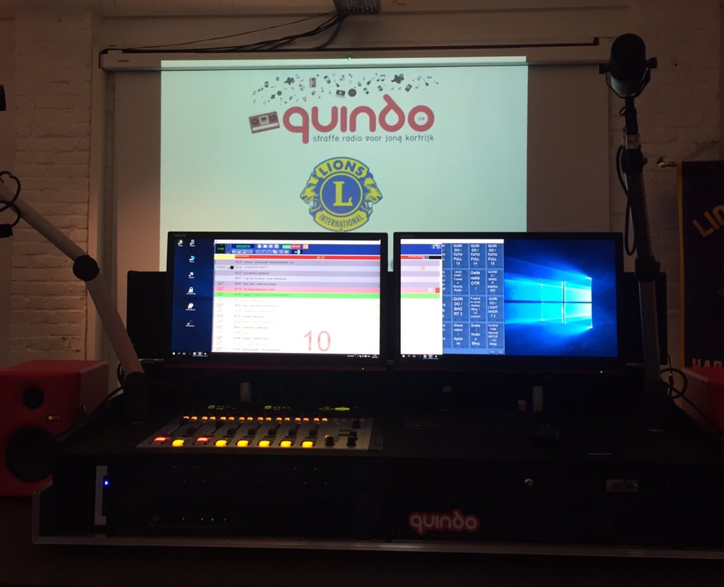 roelvandommele's tweet photo. Lions Club Harelbeke schenkt mobiele radiostudio aan @MedialabQuindo
1000 maal dank!
#proud #radiorespect #howest https://t.co/e3NN09F61S