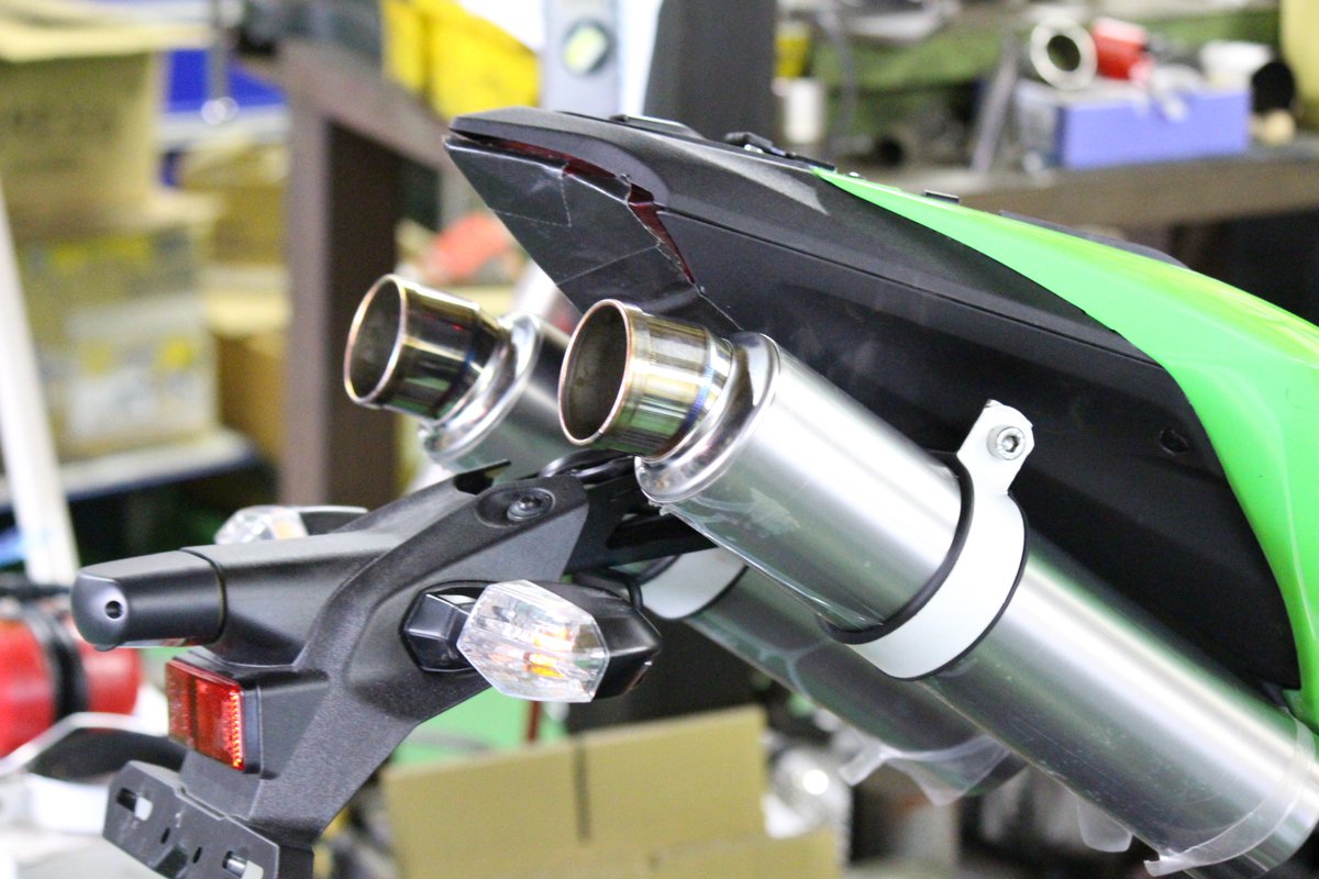 カワサキプラザ東京江戸川 Mh Asano情報 Ninja250sl用ツーテールマフラープロジェクトスタートしました 政府認証マフラーとしながらもサーキット走行をこなせる性能を追求します ご期待ください Mhasano Ninjasl T Co Oybbhussgf