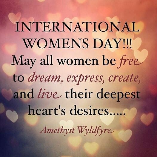 A happy #InternationalWomensday to all you hardworking and admirable beautiful ladies out there.. Keep rockin' on! 💖