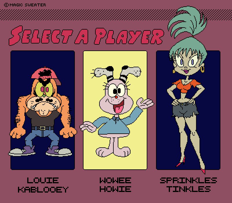 magicsweaterinc's tweet photo. #pixelart #videogame #titlescreen #selectplayer #pixels #characters #computergame https://t.co/pqGYmIJOIE