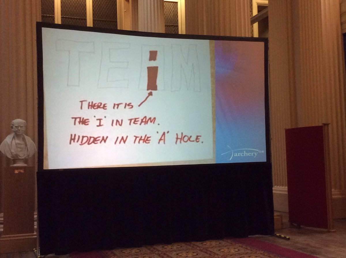 Interesting take on an old coaching saying from Lloyd Brown, head coach <a href="/archerygb/">Archery GB</a> 😀